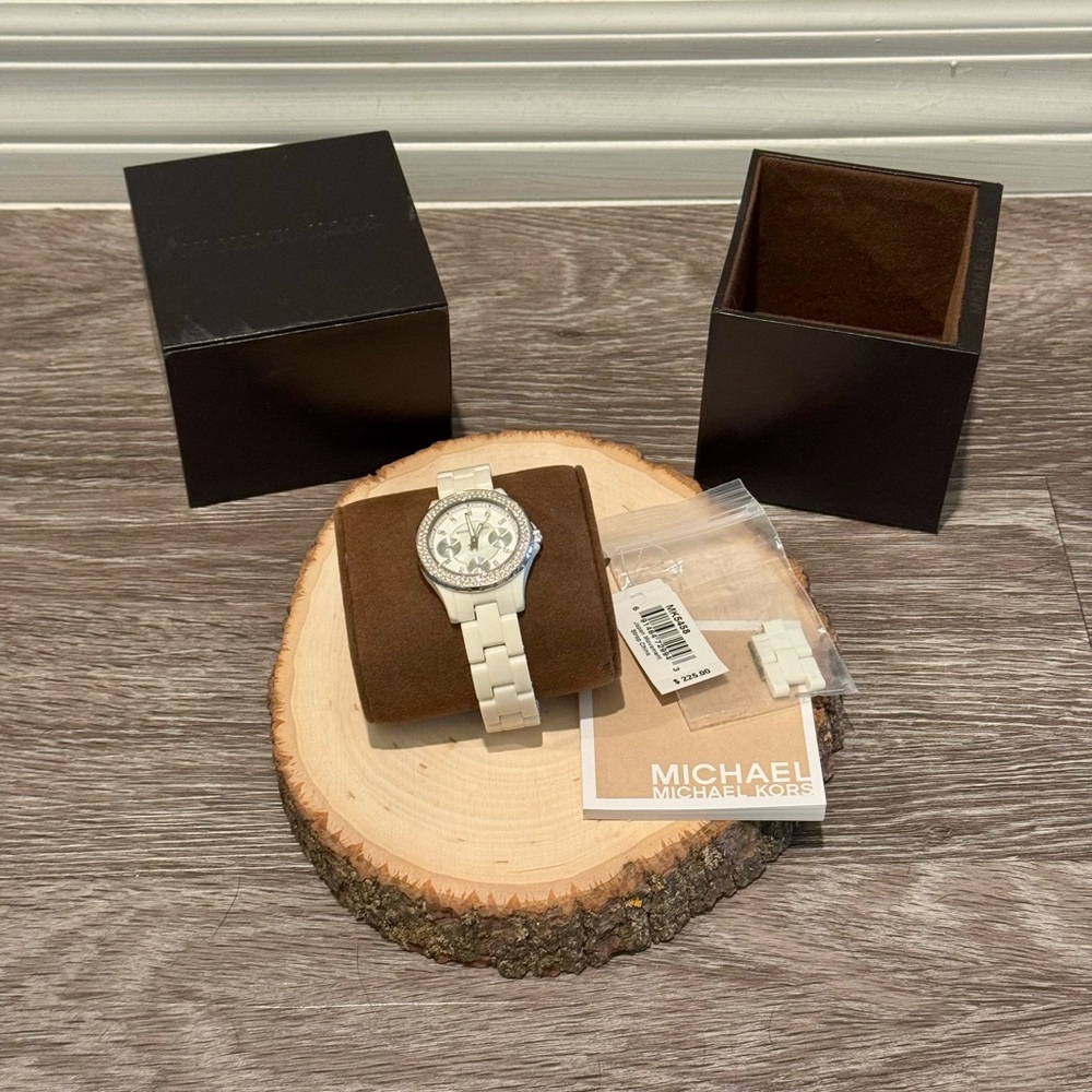Michael Kors Glitz Mini Madison Acrylic Ladies Watch MK5458